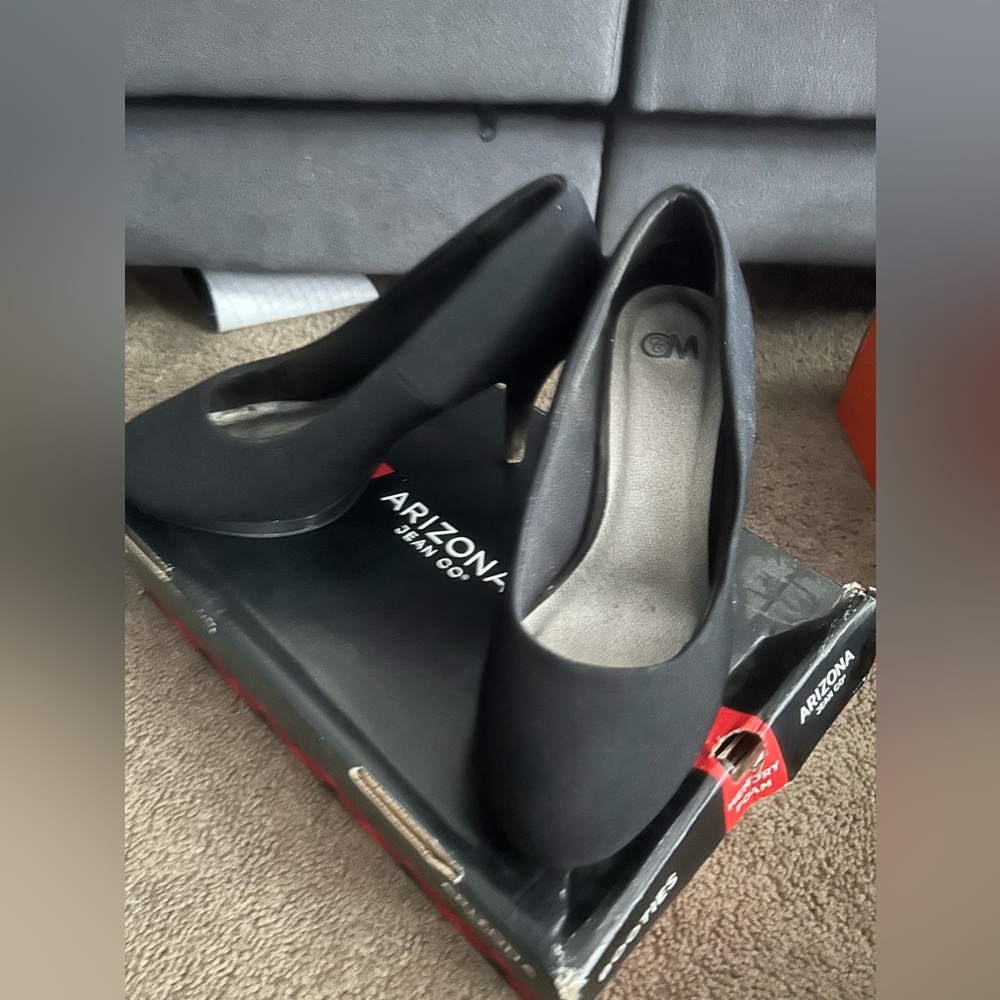 Black heels. Gently used.